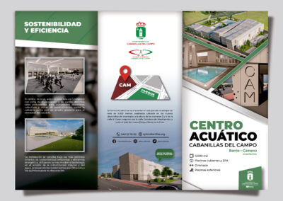 FOLLETO INFORMATIVO SOBRE EL PROYECTO DE CONSTRUCCIÓN DEL NUEVO CENTRO ACUÁTICO DE CABANILLAS