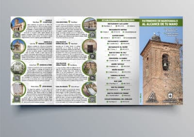 Material promocional patrimonial y turístico para el Ayuntamiento de Marchamalo